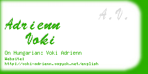 adrienn voki business card